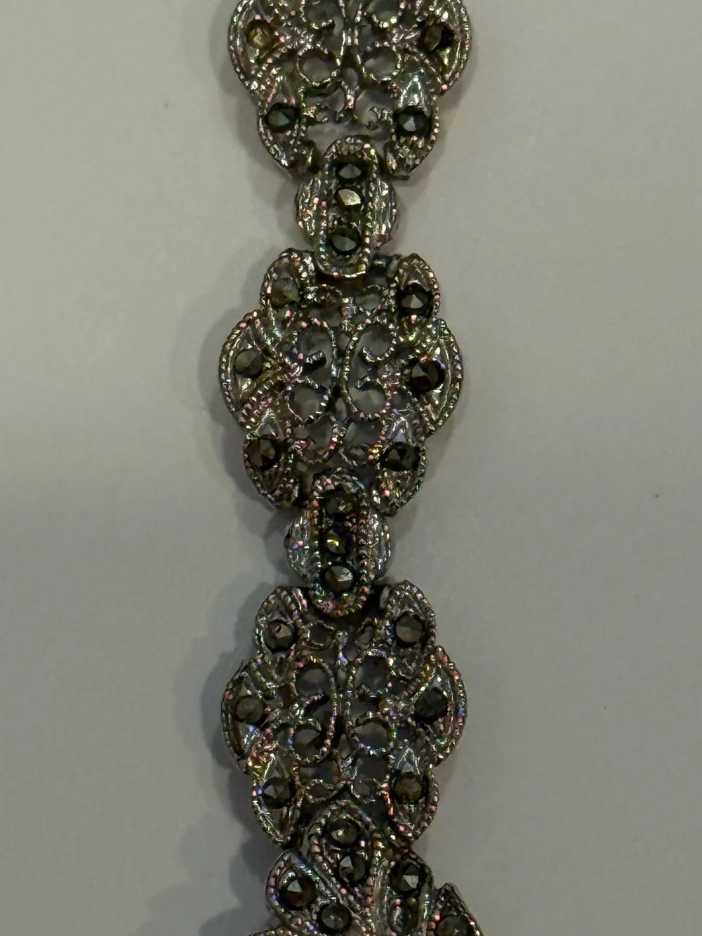 Vintage Marcasite Quartz Watch